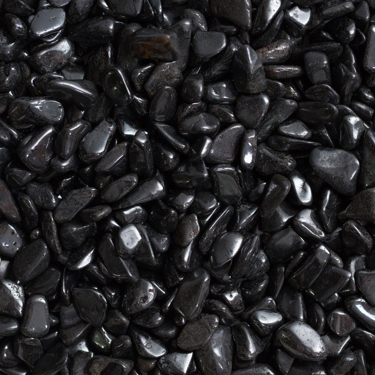 A dark, metallic-black magnetite specimen with a rough, angular octahedral surface, shown attracting small iron filings or a paperclip to demonstrate its natural magnetism.