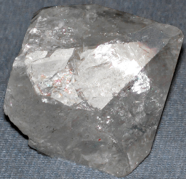 Clear double-terminated Herkimer Diamond quartz crystal with natural facets