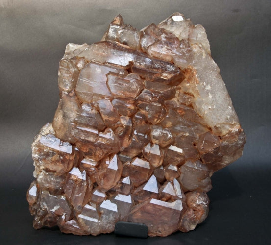 Elestial Quartz with Hematite inclusions