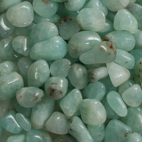 Green translucent Prehnite crystal for peace and intuition