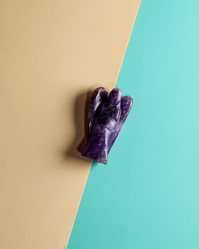 Amethyst Carved Angel