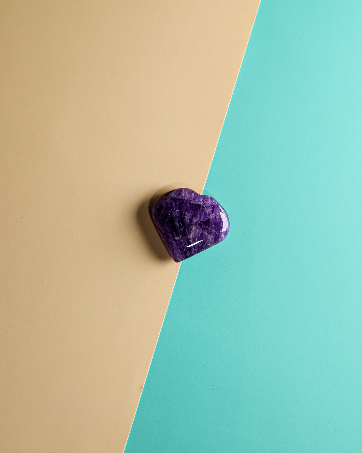 Amethyst Puffy Heart – Sage Spirits