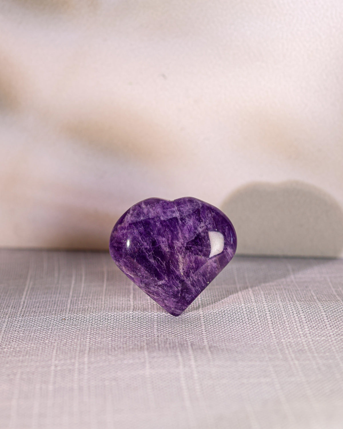 Amethyst Puffy Heart – Sage Spirits