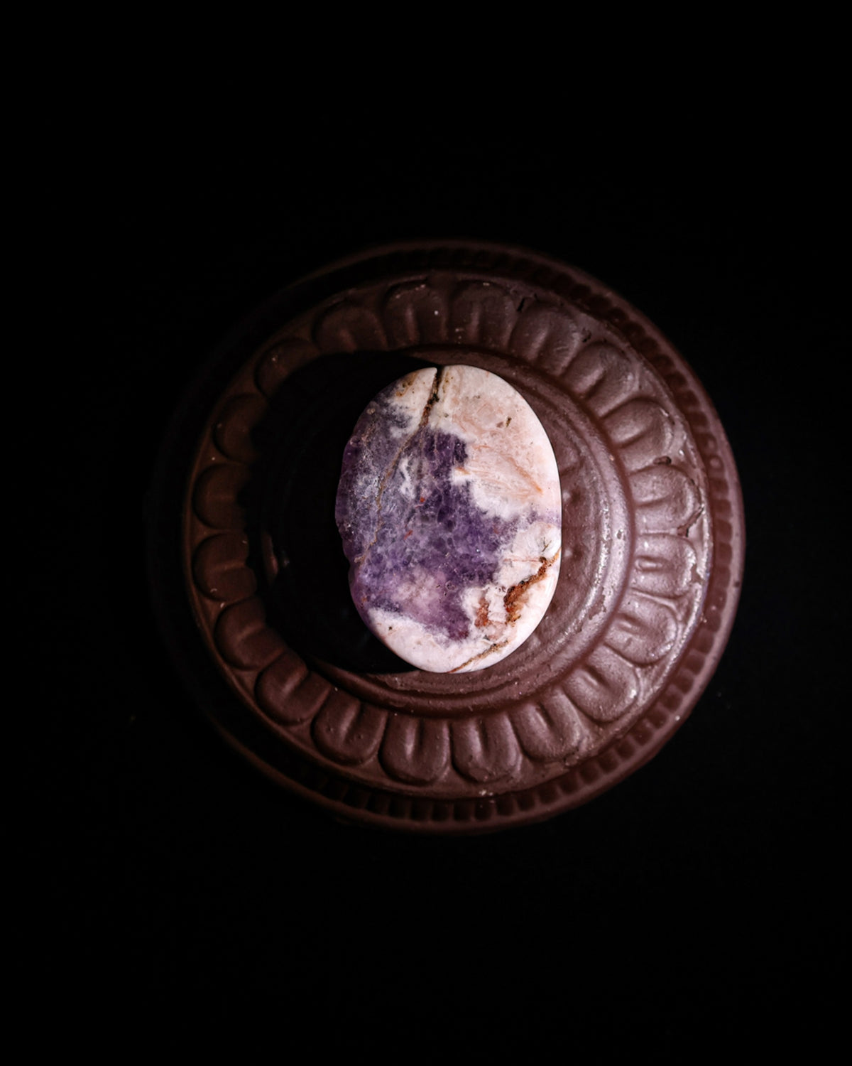 Amethyst Worry Stone
