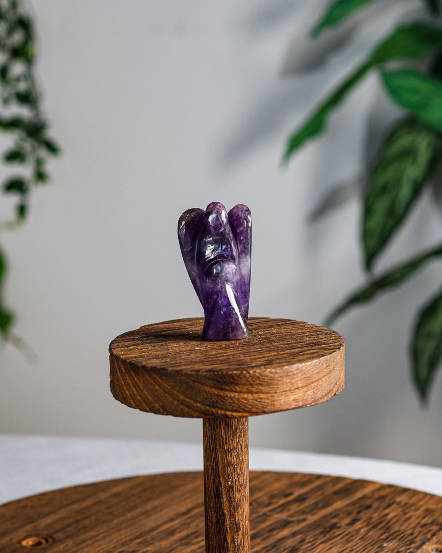 Amethyst Carved Angel