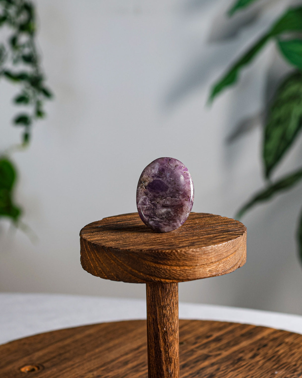 Amethyst Worry Stone