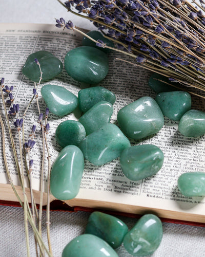 Green Aventurine Light Tumbled Gemstone