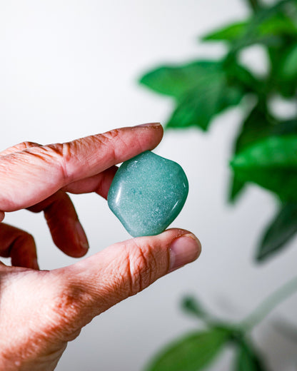 Green Aventurine Light Tumbled Gemstone