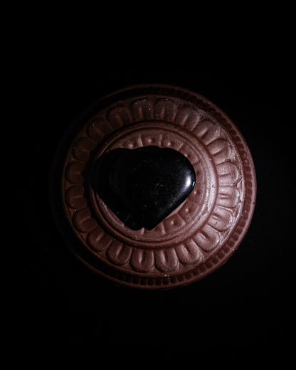 Black Obsidian Puffy Heart – Sage Spirits