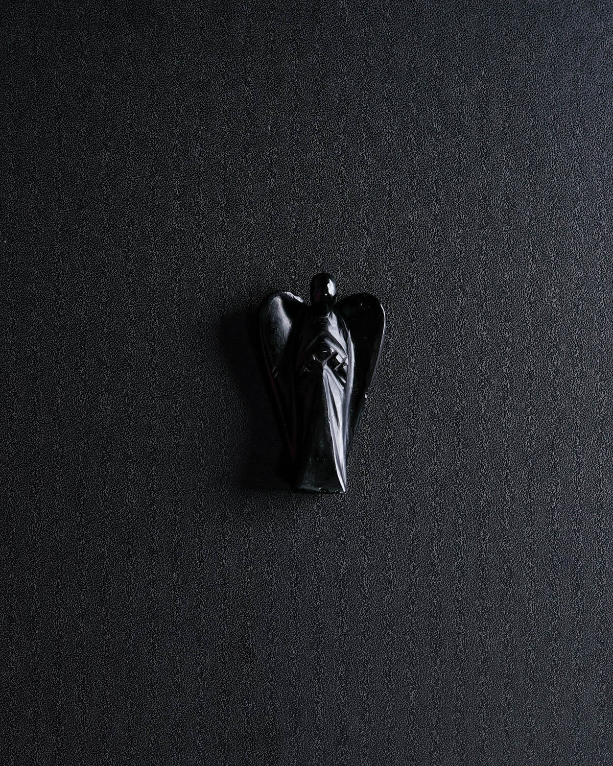 Black Obsidian Carved Angel – Sage Spirits