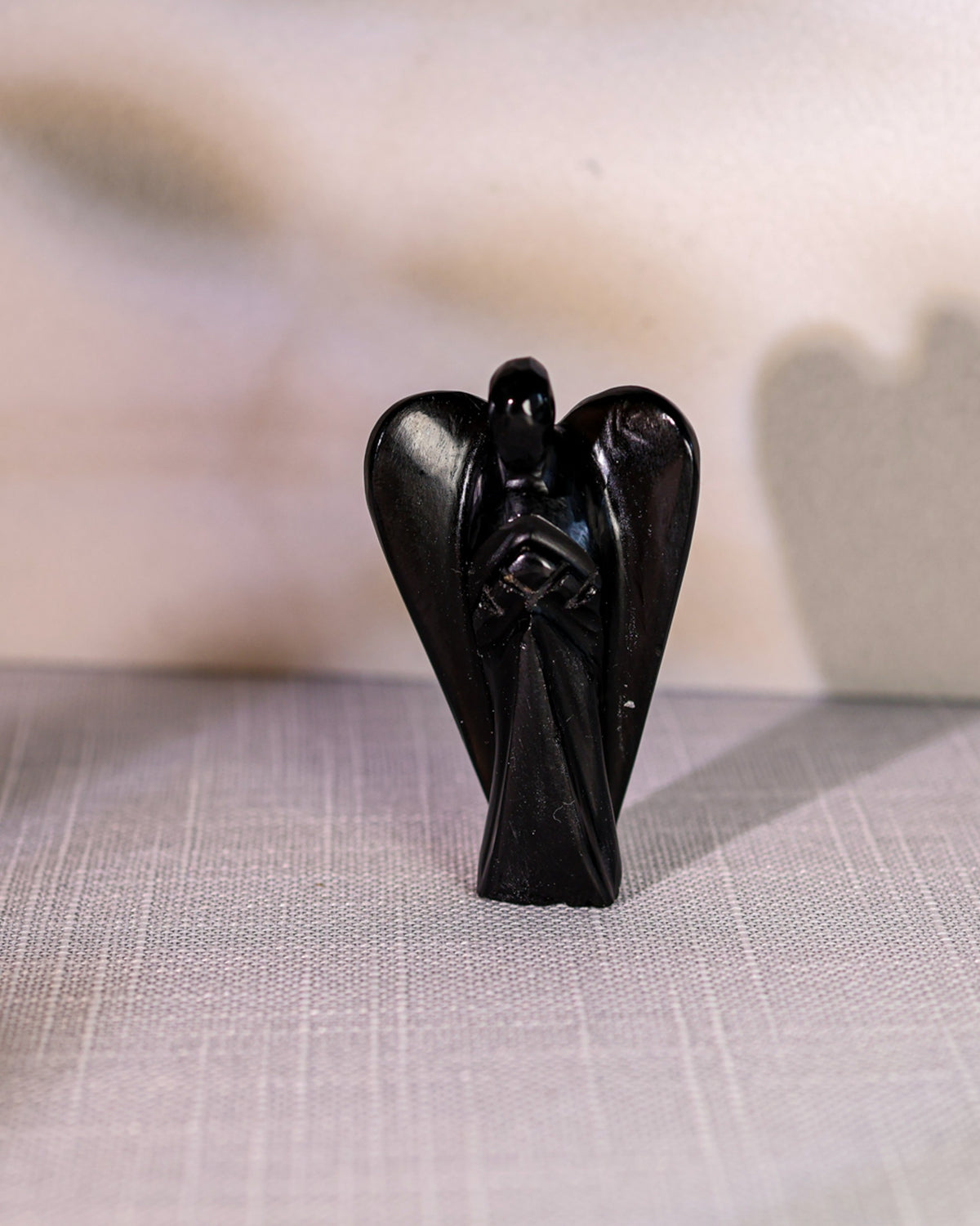 Black Obsidian Carved Angel – Sage Spirits