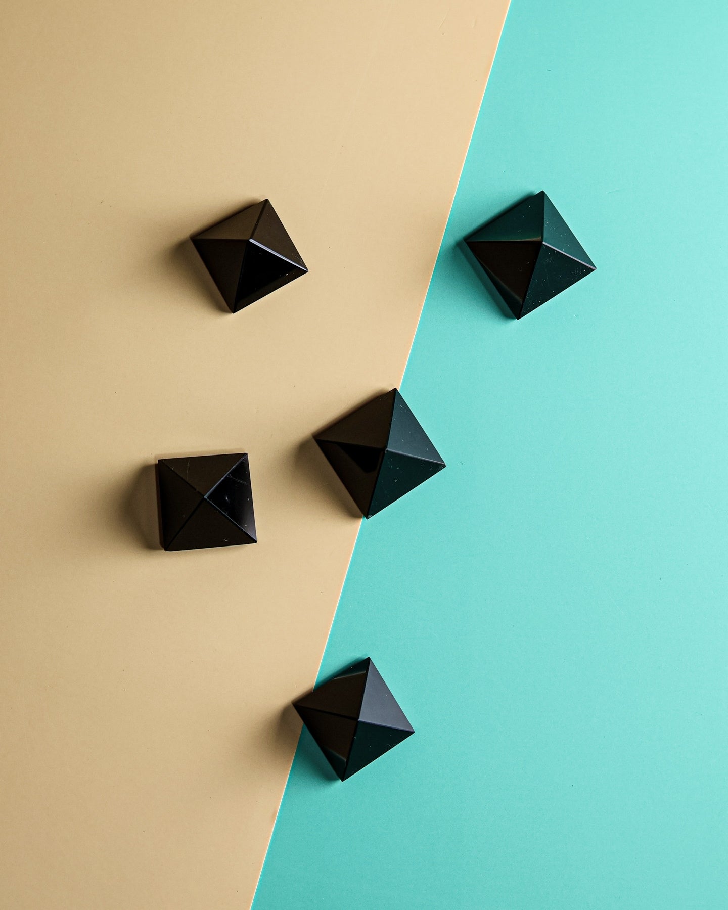 Black Obsidian Pyramid