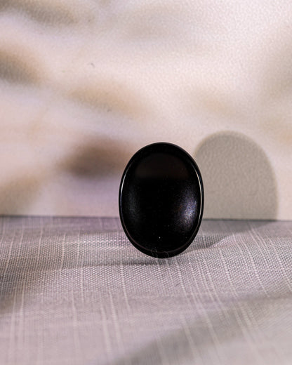 Black Obsidian Worry Stone – Sage Spirits