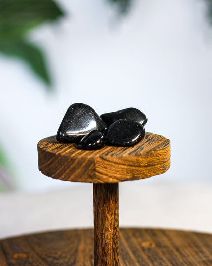 Black Obsidian Tumbled Gemstone