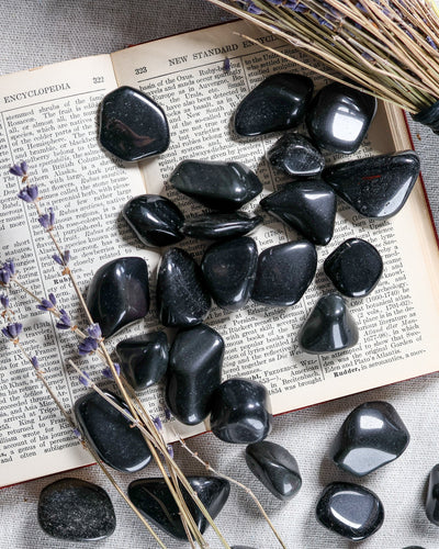 Black Obsidian Tumbled Gemstone