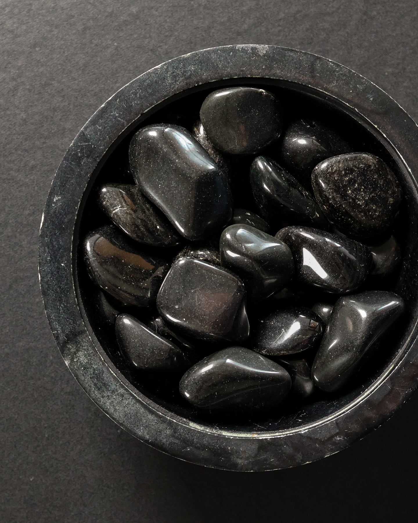 Black Obsidian Tumbled Gemstone