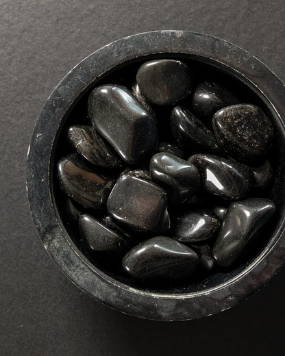 Black Obsidian Tumbled Gemstone