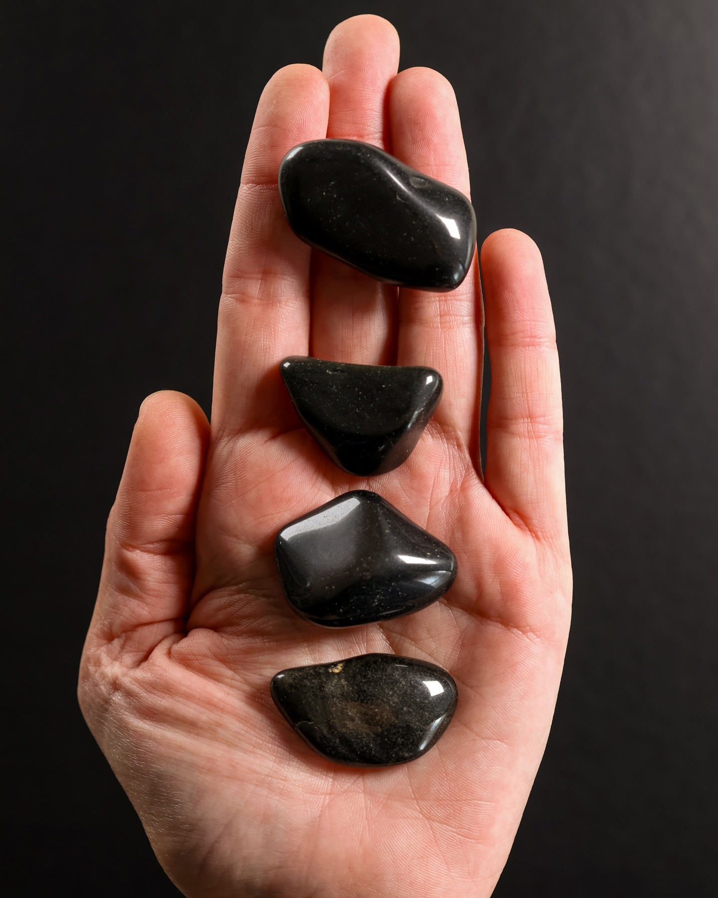 Black Obsidian Tumbled Gemstone