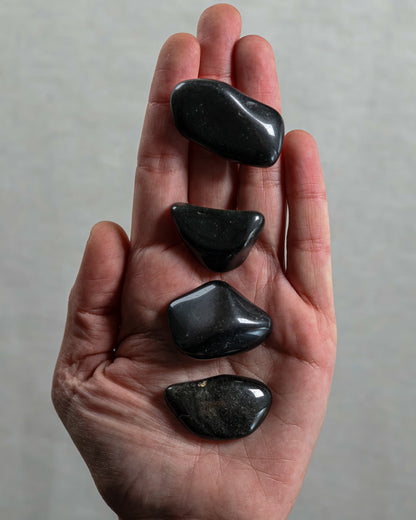 Black Obsidian Tumbled Gemstone