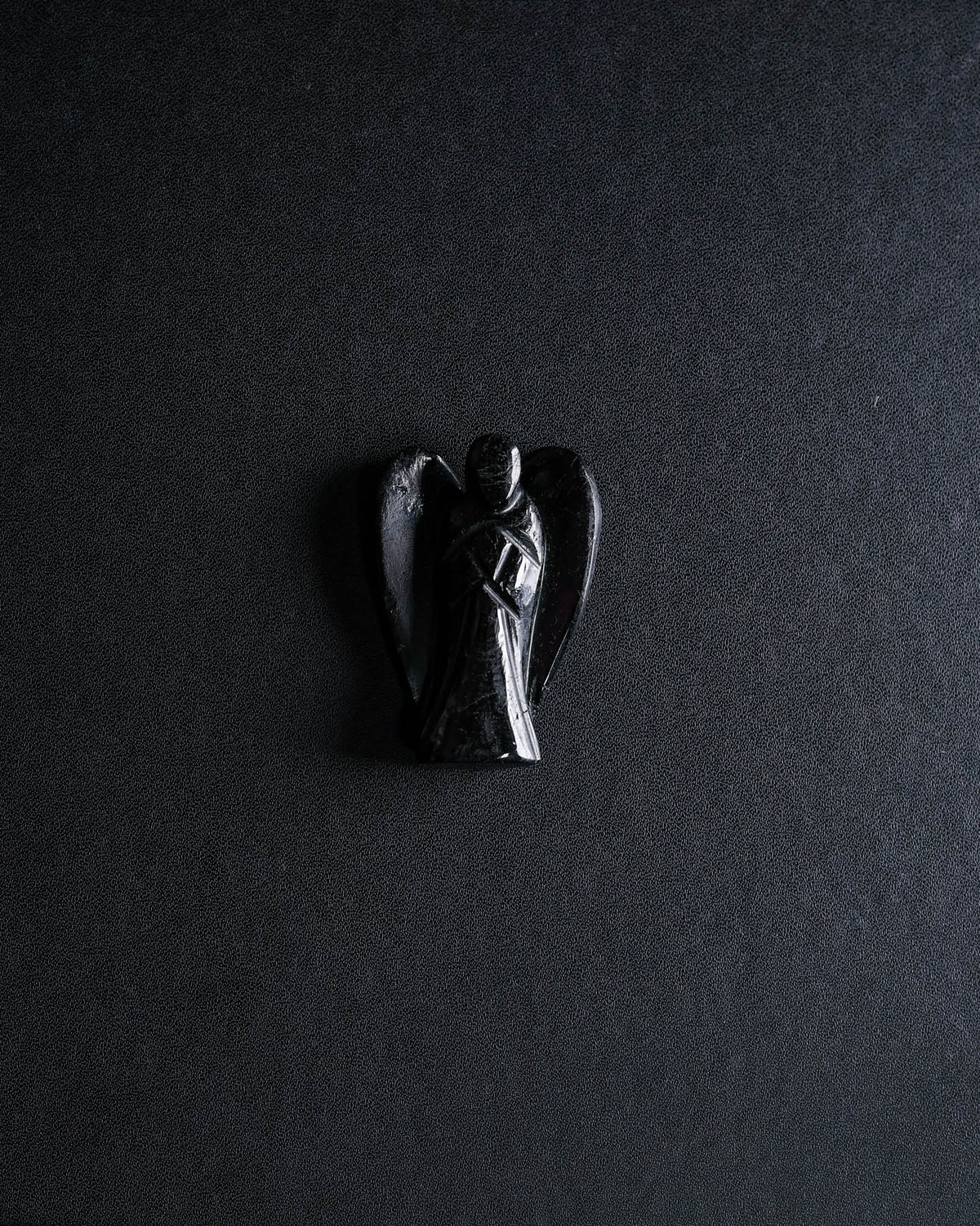 Black Tourmaline Carved Angel – Sage Spirits