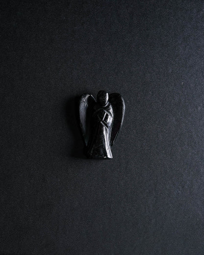 Black Tourmaline Carved Angel – Sage Spirits