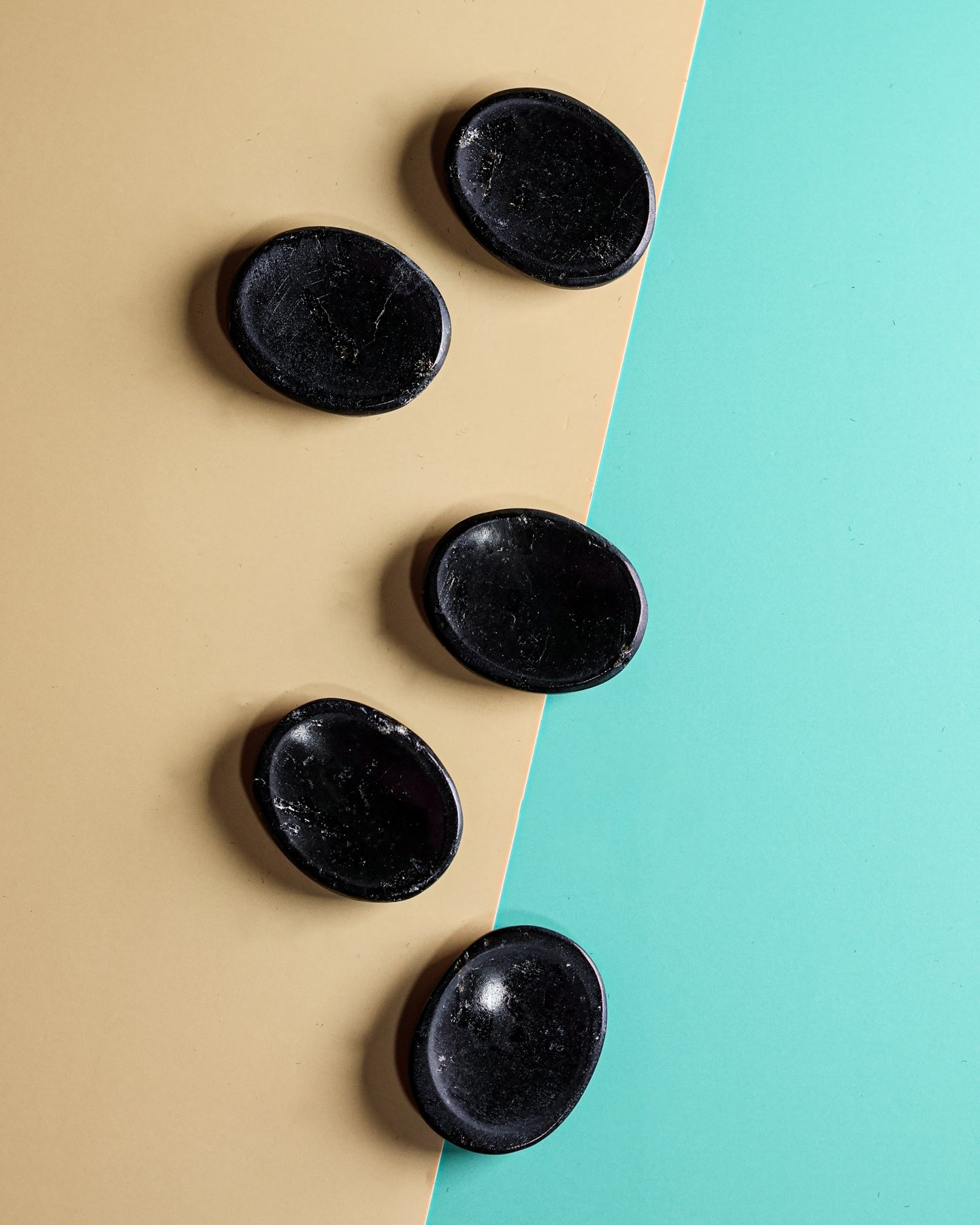 Black Tourmaline Worry Stone