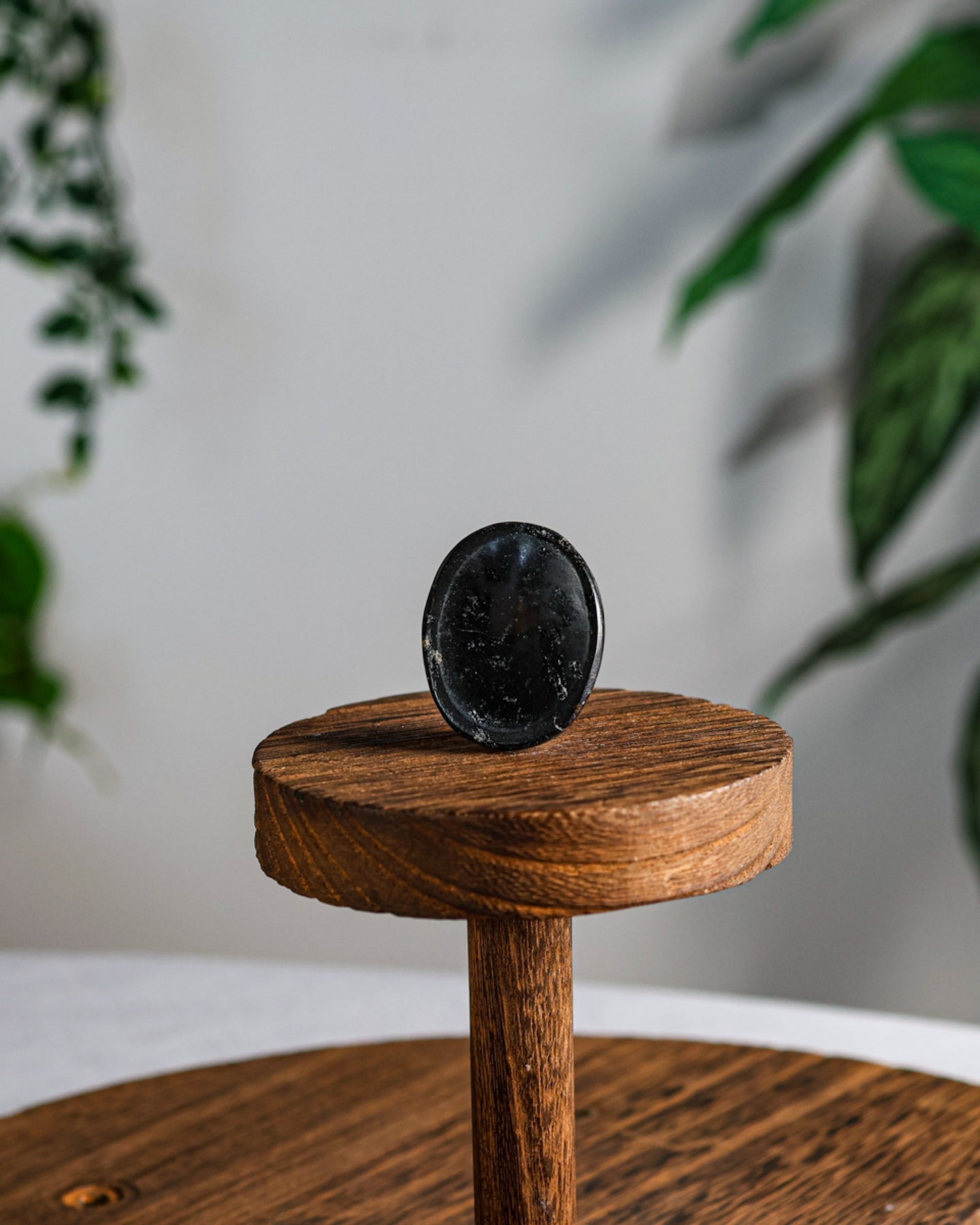 Black Tourmaline Worry Stone