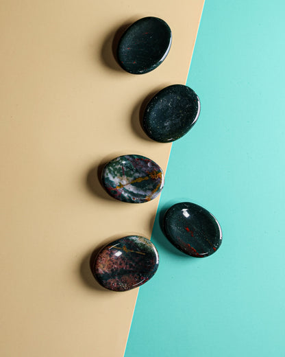 Blood Stone Worry Stone – Sage Spirits