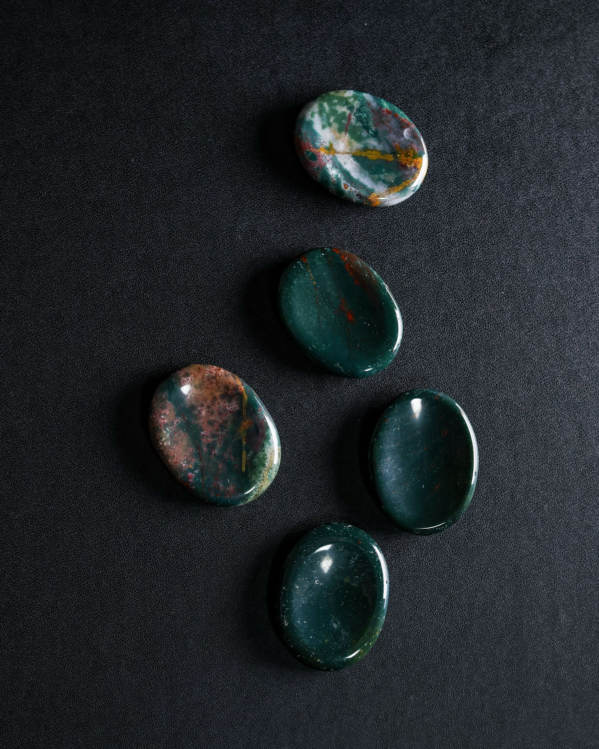 Blood Stone Worry Stone – Sage Spirits