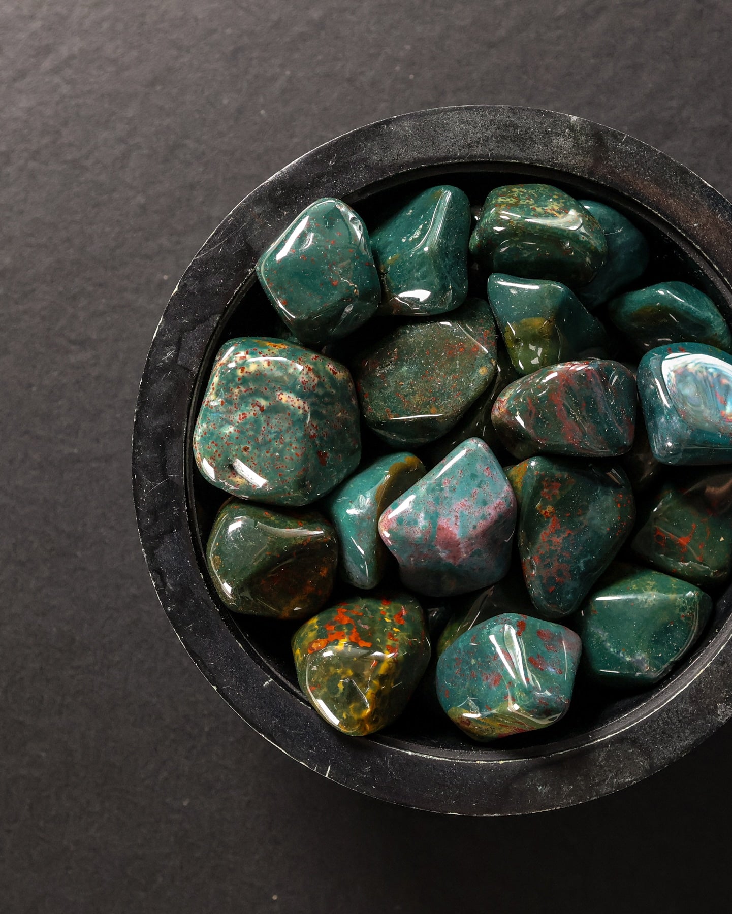 Blood Stone (Heliotrope) Tumbled Gemstone