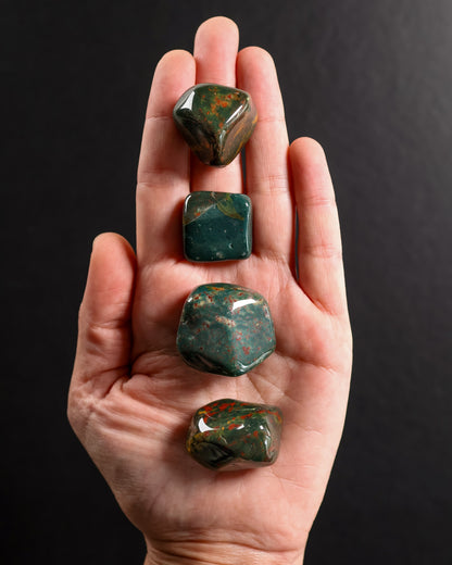 Blood Stone (Heliotrope) Tumbled Gemstone