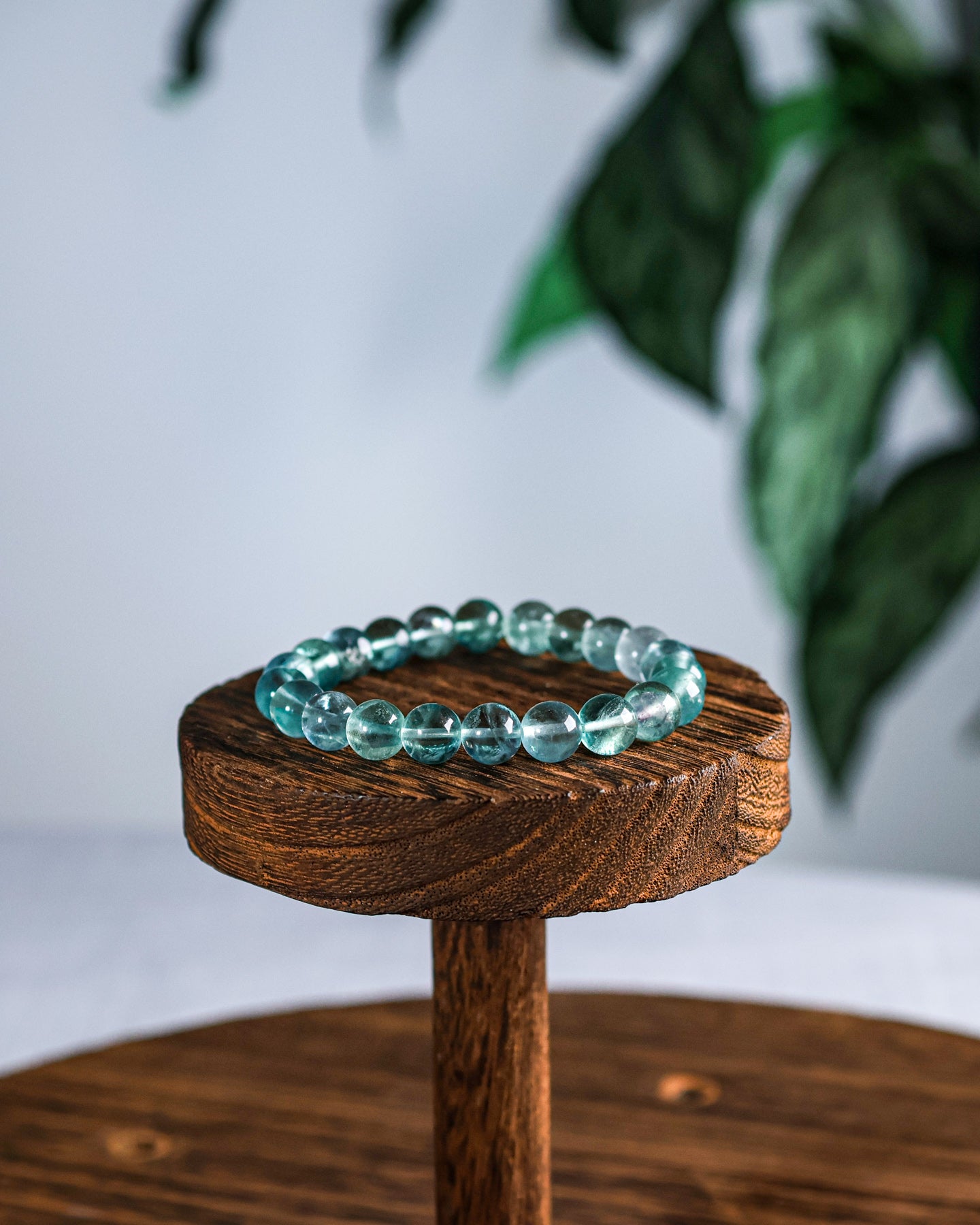 Blue Fluorite Beaded Bracelet