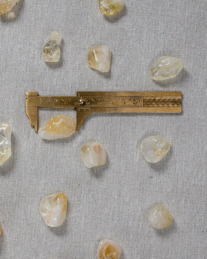 Citrine A Tumbled Gemstone