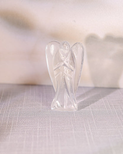 Clear Quartz Carved Angel – Sage Spirits