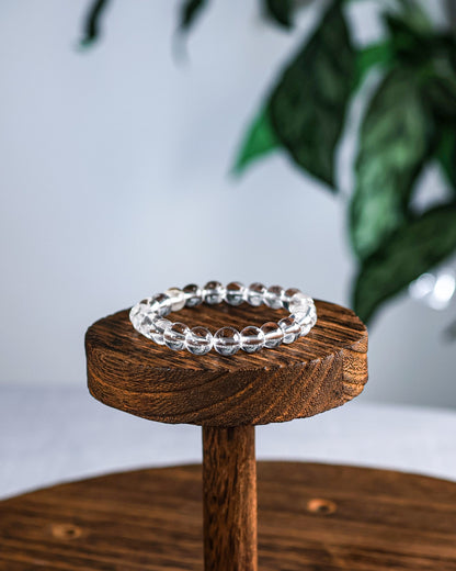 Clear Quartz Beaded Bracelet