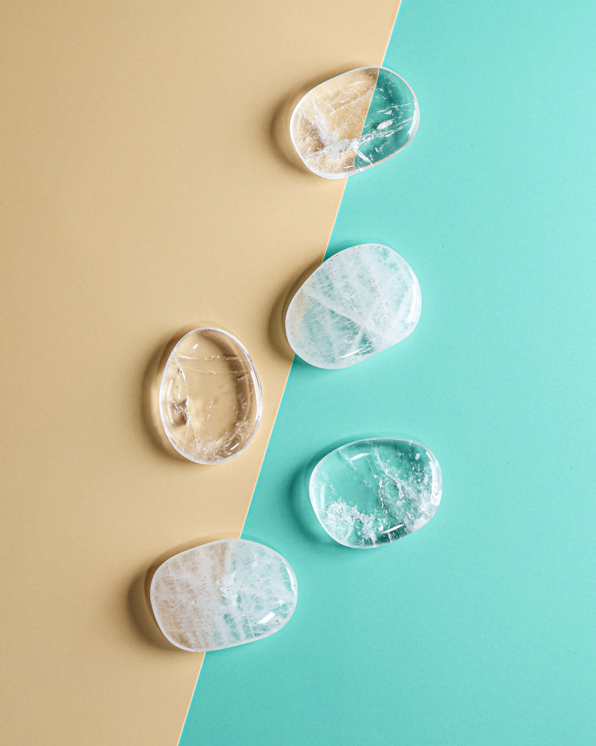 Clear Quartz Palm Stone – Sage Spirits