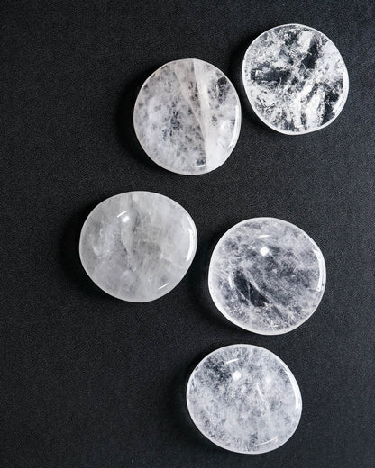 Clear Quartz Worry Stone – Sage Spirits