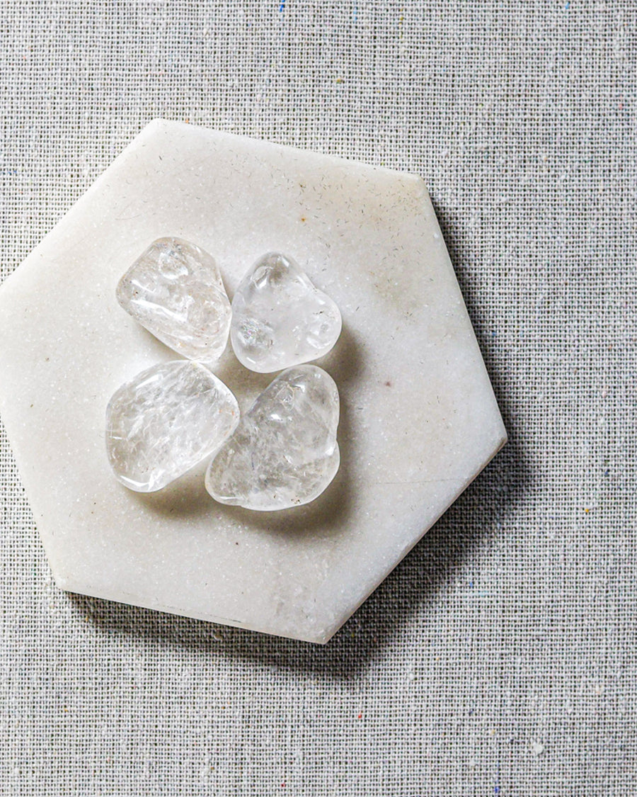 Clear Quartz Tumbled Gemstone