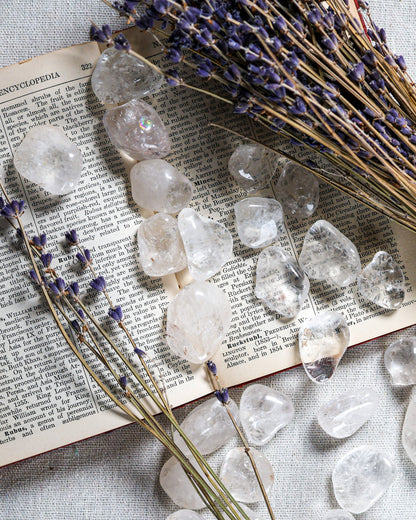 Clear Quartz Tumbled Gemstone
