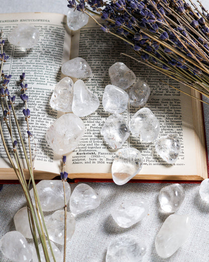 Clear Quartz Tumbled Gemstone
