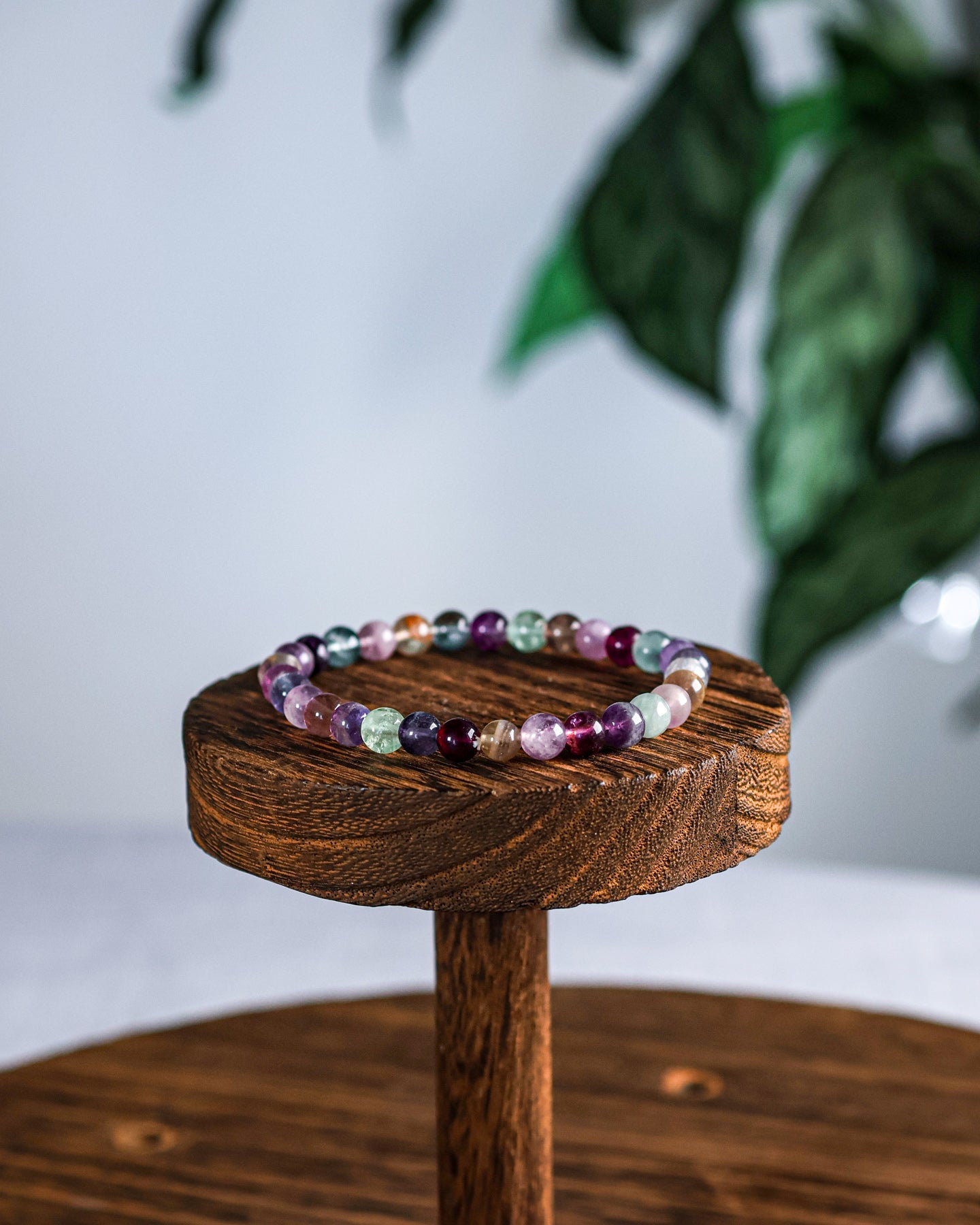 AAA Colorful Fluorite Beaded Bracelet