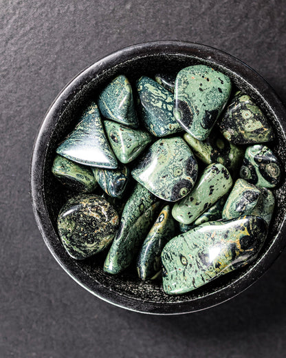 Kambamba (Crocodile) Jasper Tumbled Gemstone