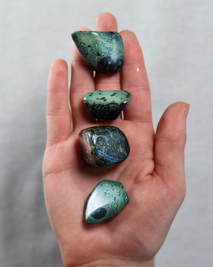 Kambamba (Crocodile) Jasper Tumbled Gemstone