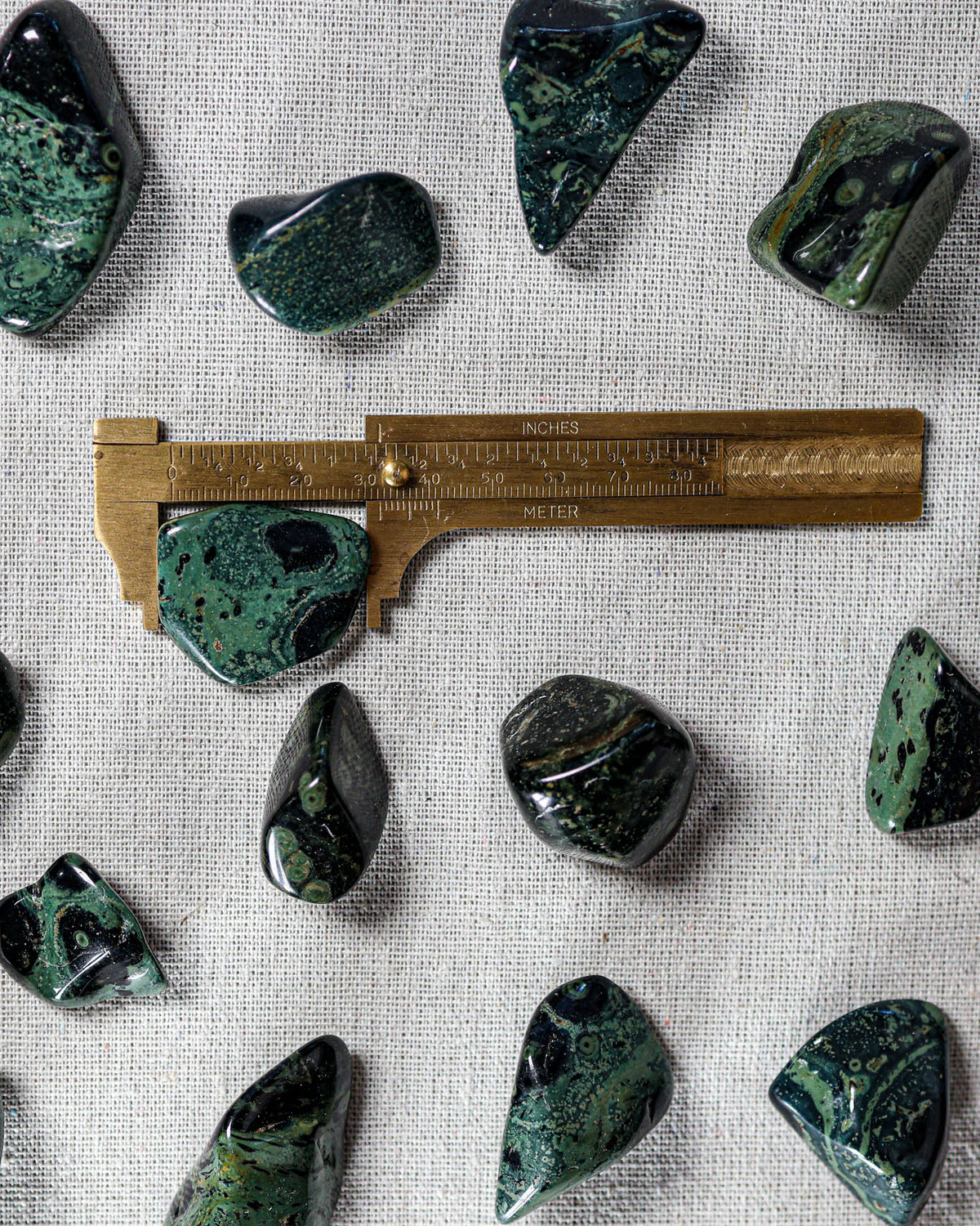Kambamba (Crocodile) Jasper Tumbled Gemstone