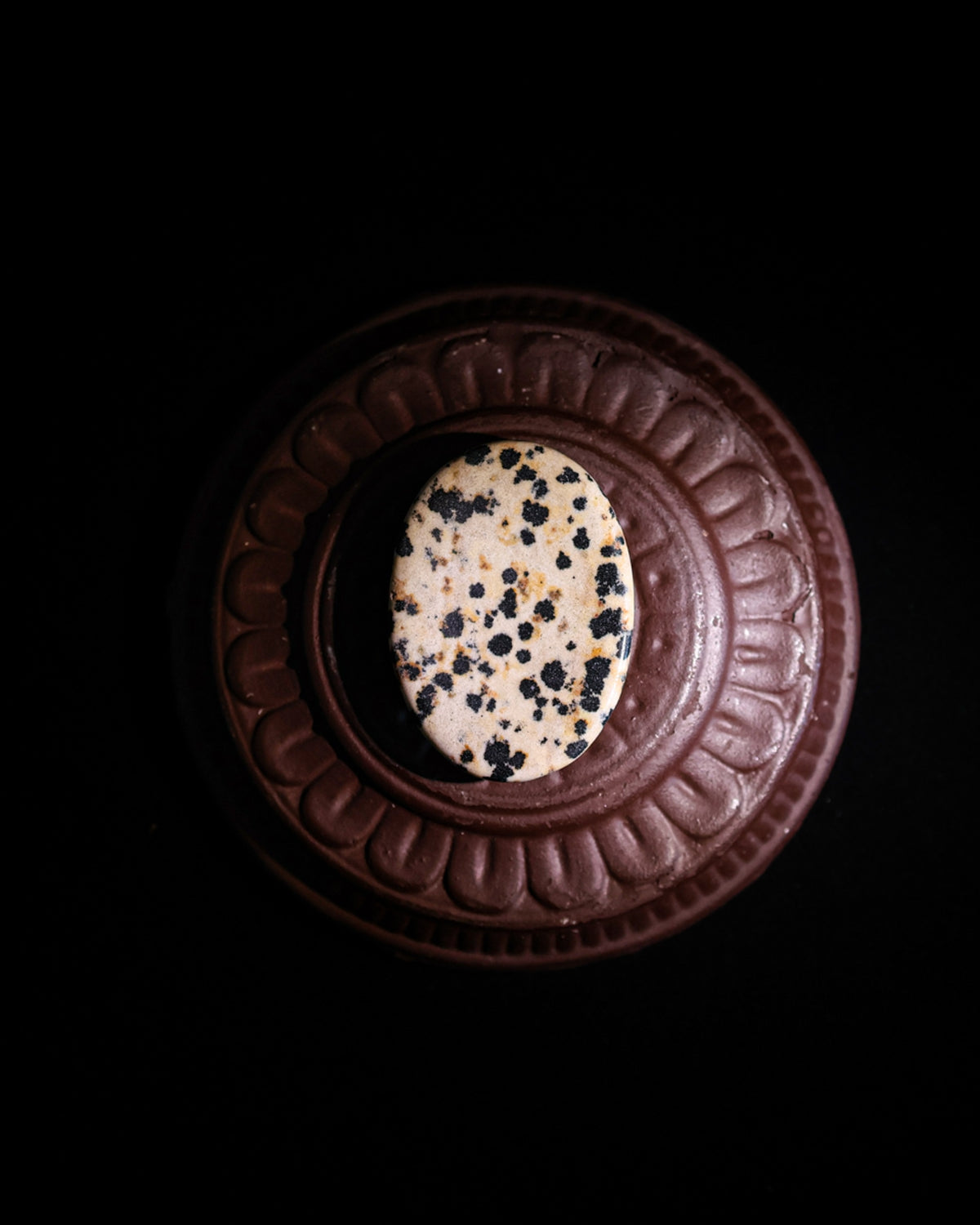 Dalmatian Stone Worry Stone
