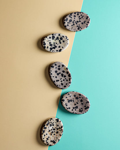 Dalmatian Stone Worry Stone – Sage Spirits