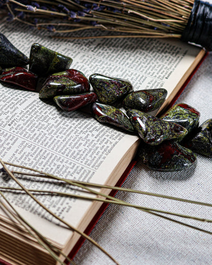 Dragon Blood Jasper Tumbled Gemstone – Sage Spirits