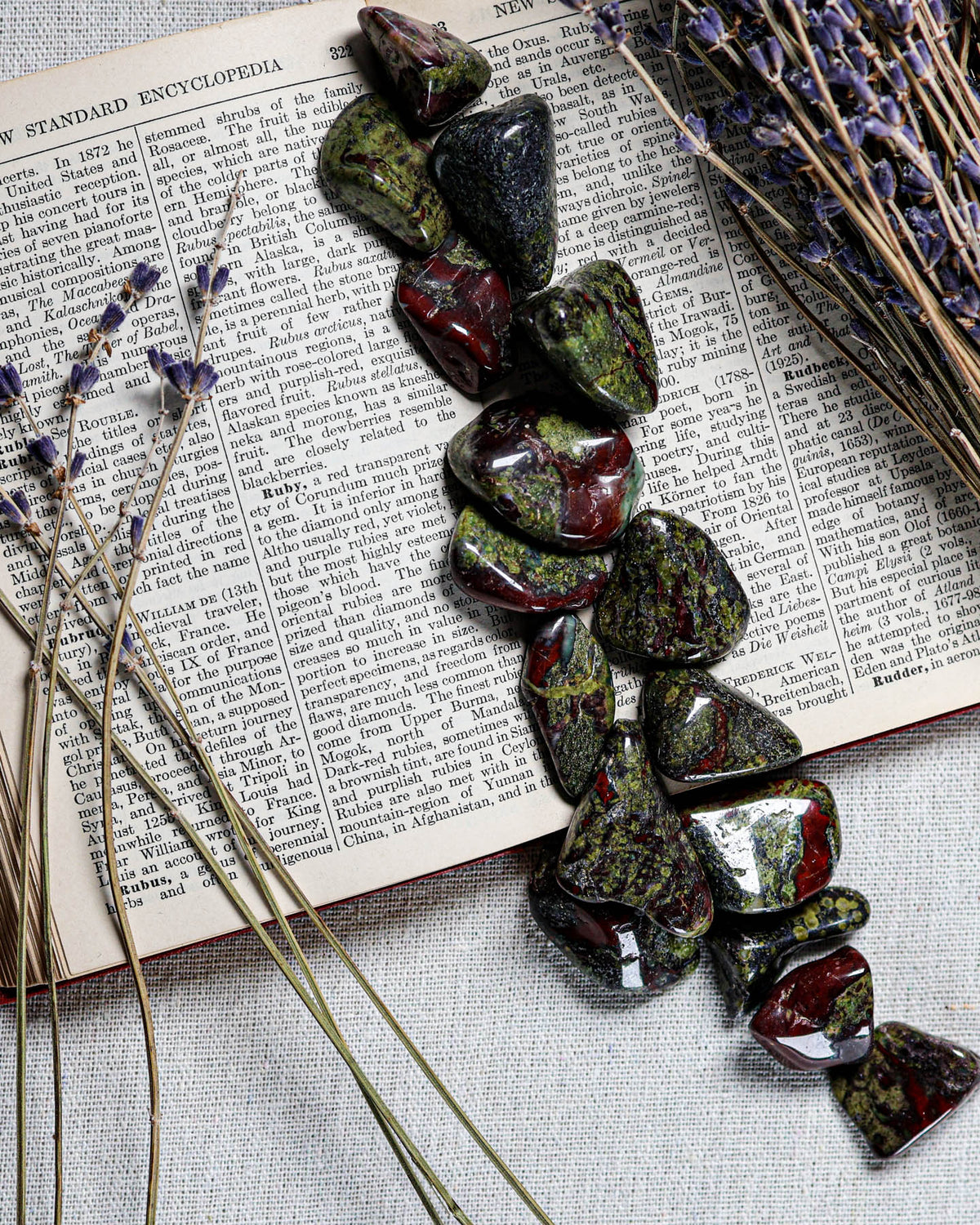Dragon Blood Jasper Tumbled Gemstone – Sage Spirits