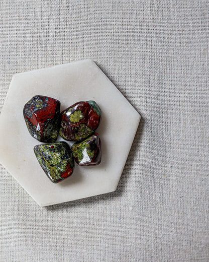 Dragon Blood Jasper Tumbled Gemstone – Sage Spirits