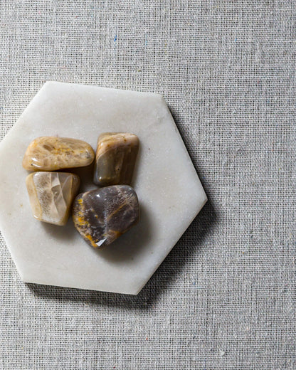 Earth Moonstone Tumbled Gemstone